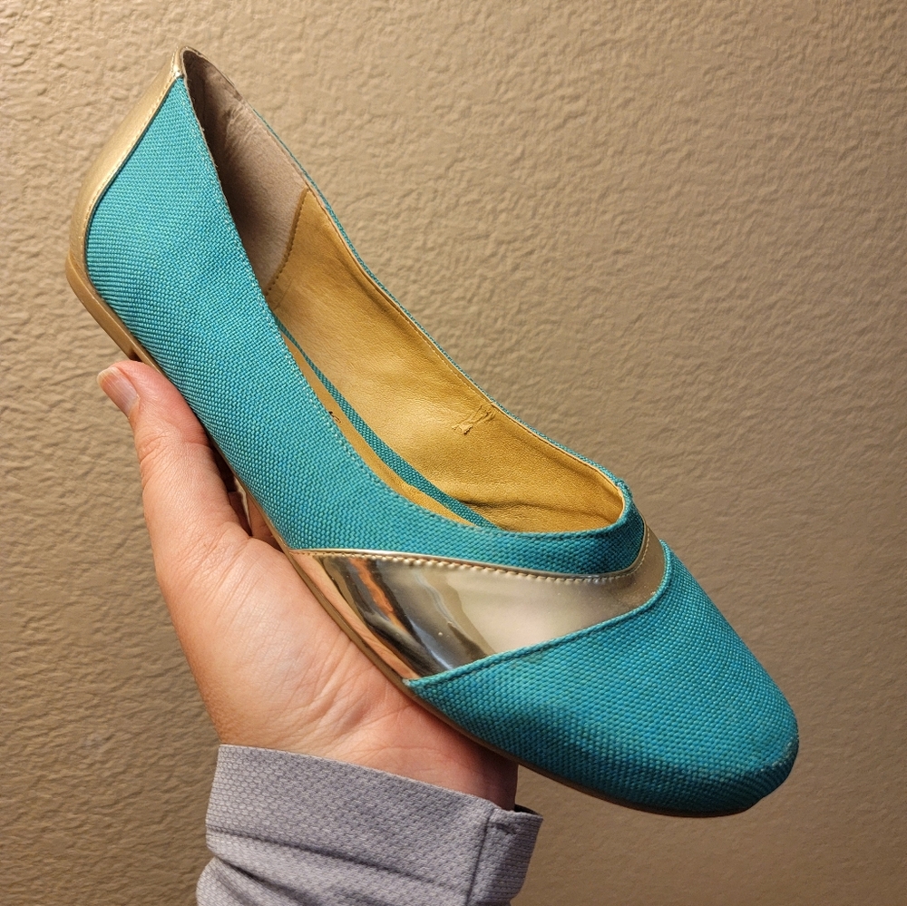 Like New Calzado d'Karla Moda Teal Flats